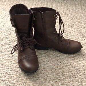 Laced Up Ladies Boots